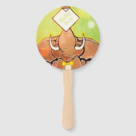 Bruce, die Elefanten-Speller-Handfans Fächer