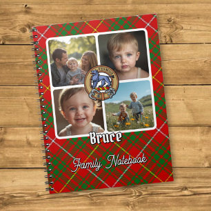 Bruce-Familien-Foto-Collage Notizblock