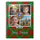 Bruce Familienfoto-Collage Notizblock (Vorderseite)