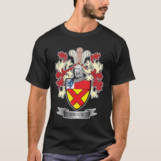 Bruce-Familienwappen-Wappen T-Shirt (Vorderseite)
