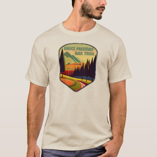 Bruce Freeman Rail Trail Colors T-Shirt (Vorderseite)