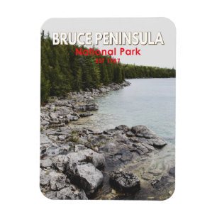 Bruce-Halbinsel Nationalpark Kanada Kunst Vintage Magnet