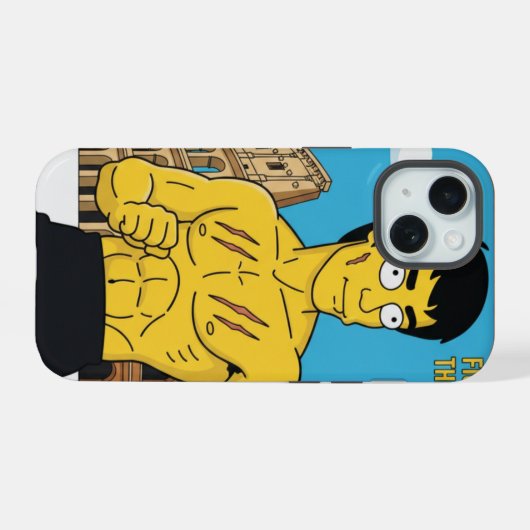 Bruce Lee iPhone 15 Hülle (Rückseite (Horizontal))