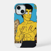Bruce Lee iPhone 15 Hülle (Rückseite)
