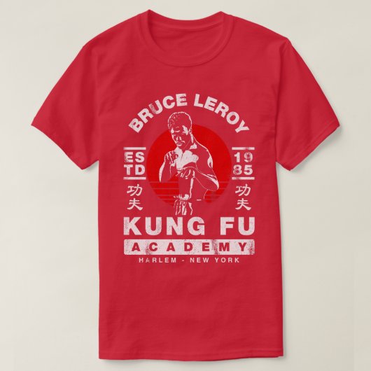 Bruce Leroy Academy T-Shirt (Design vorne)