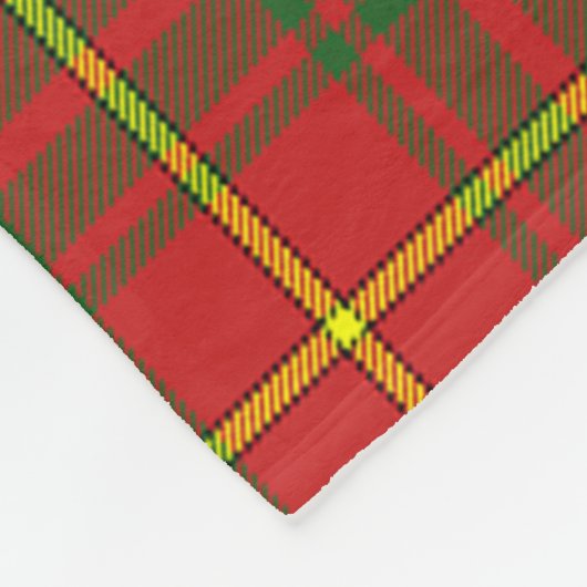 Bruce Modern Kariert Fleecedecke (Ecke)