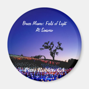 Bruce Munro, Feld des Lichtes, Paso Robles, CA Magnet