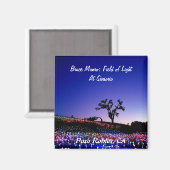 Bruce Munro, Field of Light, Paso Robles, CA. Magnet (Vorderseite/Rückseite)