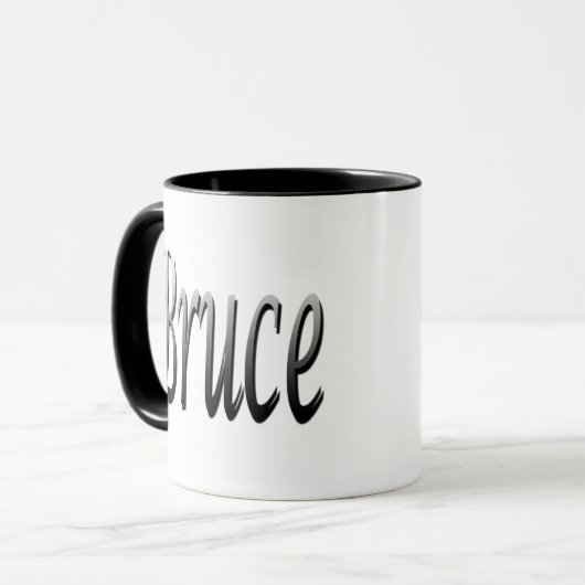 Bruce, Name, Logo Tasse (Vorderseite Links)