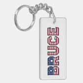Bruce Name Vorname USA Flagge Anhänger Schlüssel Schlüsselanhänger (Vorderseite links)