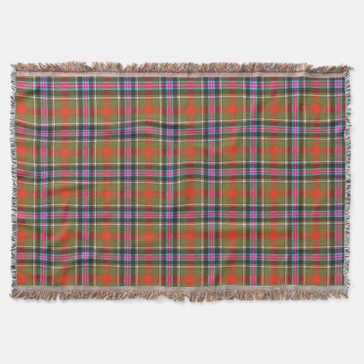 Bruce of Kinnaird Ancient Tartan Kariertes Muster Decke (Vorderseite)