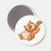 Bruce Orange Magnet (Vorderseite/Rückseite)