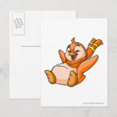 Bruce Orange Postkarte (Vorne/Hinten)