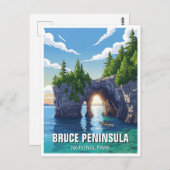 Bruce Peninsula National Park Canada Postkarte (Vorne/Hinten)