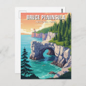 Bruce Peninsula National Park Canada Postkarte (Vorne/Hinten)