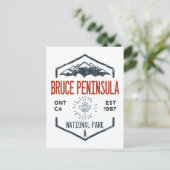 Bruce Peninsula National Park Kanada gestört Postkarte (Stehend Vorderseite)