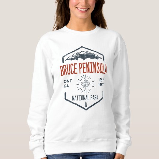 Bruce Peninsula National Park Kanada gestört Sweatshirt (Vorderseite)