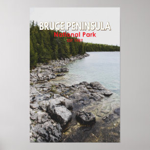 Bruce Peninsula National Park Kanada Kunst Vintage Poster