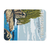 Bruce Peninsula National Park Kanada Reisen Kunst Magnet (Horizontal)