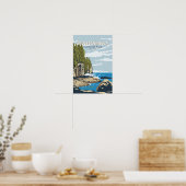 Bruce Peninsula National Park Kanada Reisen Kunst Poster (Küche)