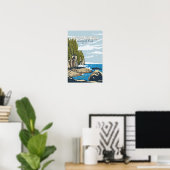 Bruce Peninsula National Park Kanada Reisen Kunst Poster (Heimbüro)