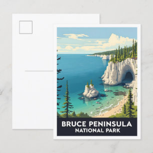 Bruce Peninsula National Park Ontario Kanada Postkarte