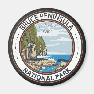 Bruce Peninsula Nationalpark Kanada Vintages Abzei Magnet