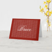 Bruce Red Endless Liebe Card Karte (Gelbe Blume)