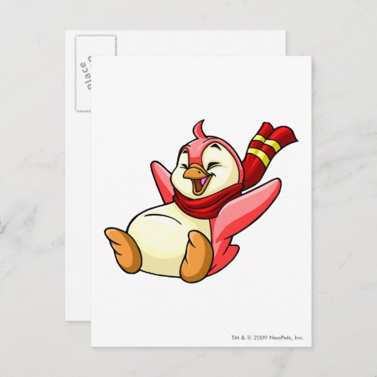 Bruce Red Postkarte (Vorne/Hinten)