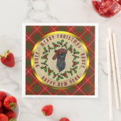 Bruce Scottie Dog Christmas Paper Dinner Napkins Serviette (Beispiel)