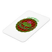 Bruce Scottish Tartan Celtic Thistle Magnet (Linke Seite)