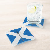 Bruce Sword auf Salreifen Glasuntersetzer (Schrägansicht)