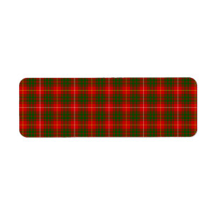 Bruce tartan Red grün kariert