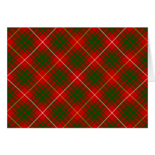 Bruce tartan Red grün kariert