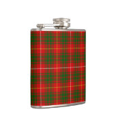 Bruce tartan Red grün kariert Flachmann (Rechts)