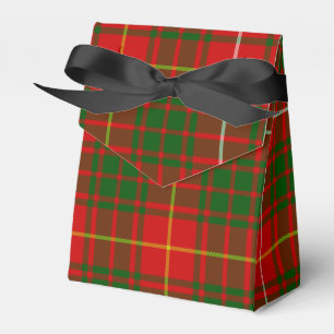 Bruce tartan Red grün kariert Geschenkschachtel