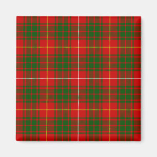 Bruce tartan Red grün kariert Magnet