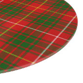 Bruce tartan Red grün kariert Schneidebrett (Ecke)