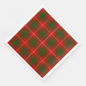 Bruce tartan Red grün kariert Serviette (Ecke)