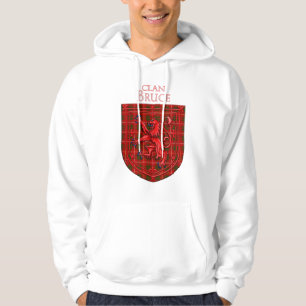 Bruce Tartan Scottish Kariert Lion Rampant Hoodie