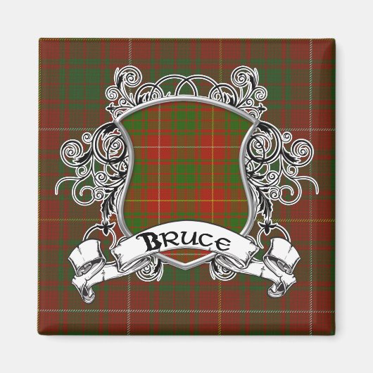Bruce Tartan Shield Magnet (Vorne)