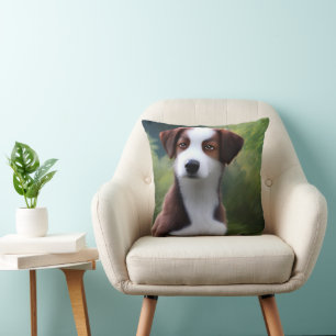 Bruce the Border Collie Puppy, Cushion Kissen