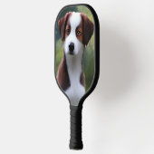 Bruce the Border Collie Puppy, Pickleball Paddle (Links)