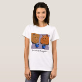 Bruce- und Kürbis-Kaffee-Datum T-Shirt (Vorne ganz)
