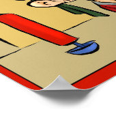 Bruce Wee Poster (Ecke)