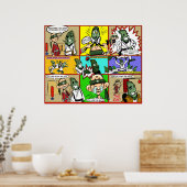 Bruce Wee Poster (Küche)