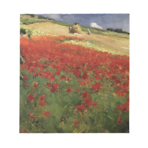 BRUCE, William Blair Mohnblumen Mohn rot Blumen vi Notizblock