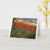 BRUCE, William Blair poppies poppy red flowers vin Karte (Gelbe Blume)