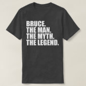 BruceBruce Name Bruce T-Shirt (Design vorne)