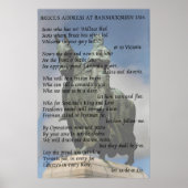 Bruce's Adresse in Bannockburn 1314 Poster (Vorne)